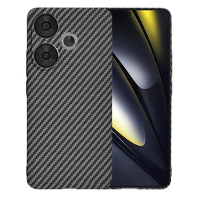 Husa de protectie Techsuit Carbonite FiberShell compatibil cu Xiaomi Poco F6, Negru