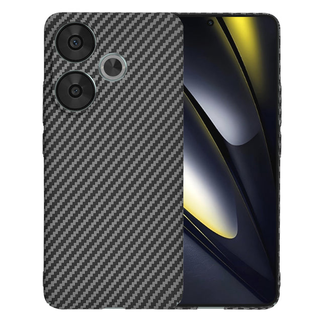 Husa de protectie Techsuit Carbonite FiberShell compatibil cu Xiaomi Poco F6, Negru