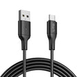 Cablu Lito (LD06T), USB to Type-C, 2.4A, PVC, 1m, Negru