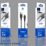 Cablu Lito (LD06T), USB to Type-C, 2.4A, PVC, 1m, Negru