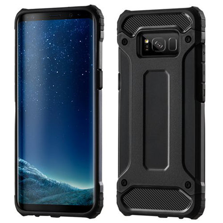 Husa de protectie Techsuit Hybrid Armor compatibil cu Samsung Galaxy S8, Negru