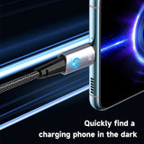 Cablu Lito (LD10CL), Type-C to Lightning, Fast Charging, 30W, with LED Light, 1m, Negru