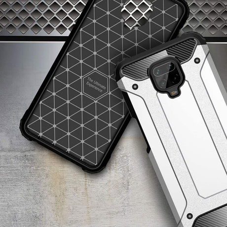 Husa de protectie Techsuit Hybrid Armor compatibil cu Xiaomi Redmi Note 9S / Note 9 Pro / Note 9 Pro Max, Negru