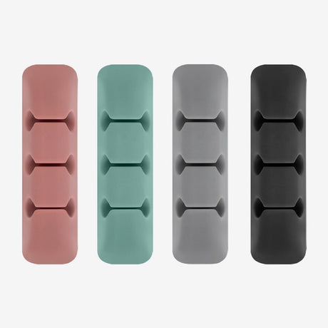 Cablu Ringke Organizer (set de 4), 4 x 3 Slots, Multicolor