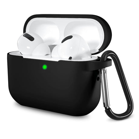 Casti Techsuit Silicone Case, for AirPods Pro 1 / 2, Smooth Ultrathin Material, Negru