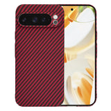 Husa de protectie Techsuit Carbonite FiberShell compatibil cu Google Pixel 9 Pro, Rosu