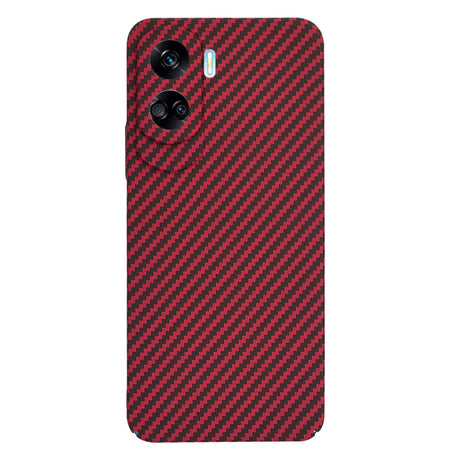 Husa de protectie Techsuit Carbonite FiberShell compatibil cu Honor 90 Lite, Rosu