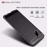 Husa de protectie Techsuit Carbon Silicone compatibil cu Samsung Galaxy Note 10 Lite, Negru