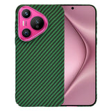 Husa de protectie Techsuit Carbonite FiberShell compatibil cu Huawei Pura 70, Verde