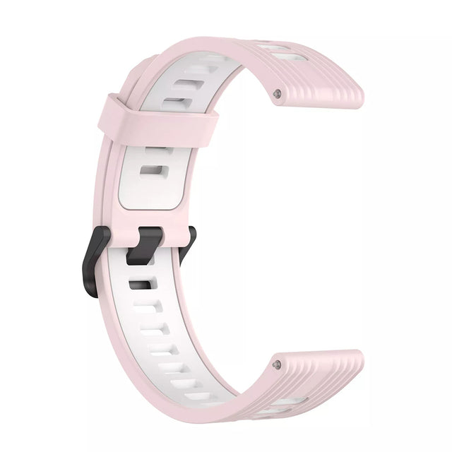 Curea smartwatch Techsuit Watchband 22mm (W002) compatibil cu Huawei Watch GT 2 (46mm)/GT 2 Pro/GT 3 Pro (46mm)/Ultimate, Xiaomi Watch S1, Roz