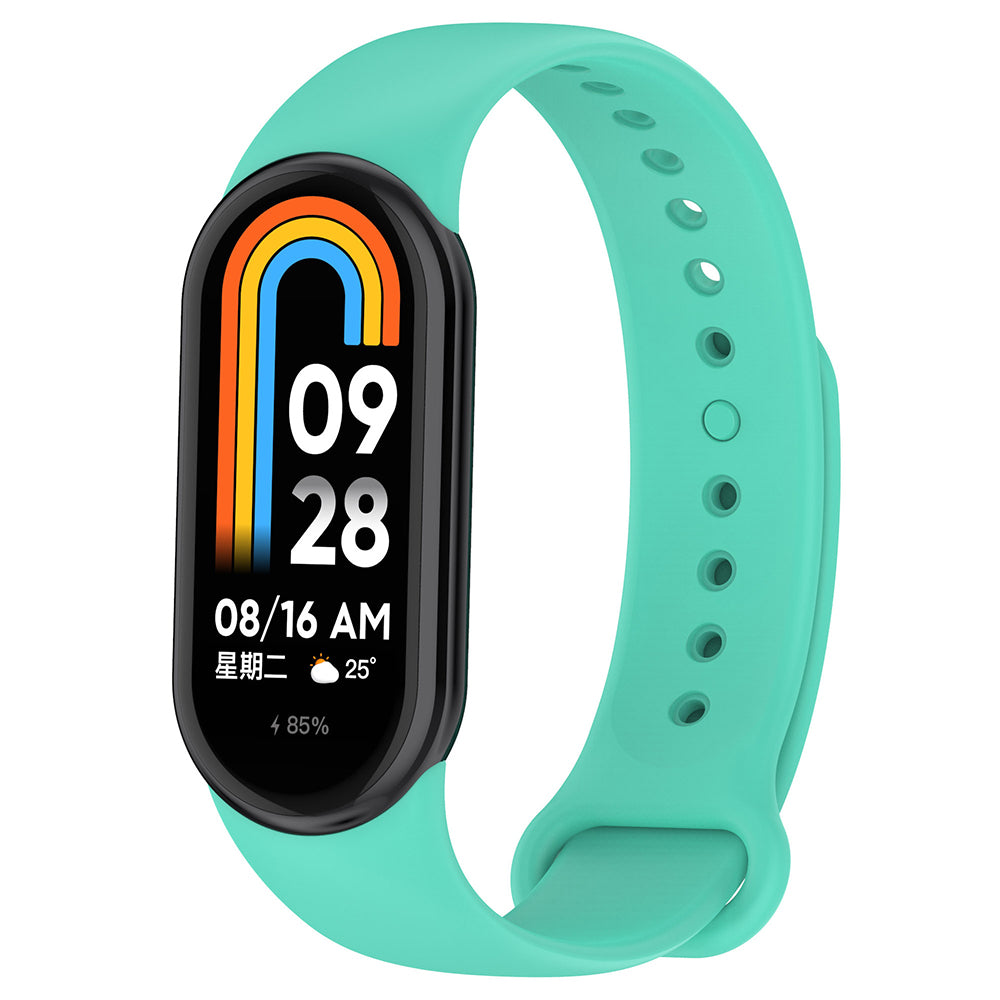 Curea smartwatch Techsuit Watchband (W014) compatibil cu Xiaomi Mi Band 8 / 8 NFC / 9 / 9 NFC / 10, Teal Green