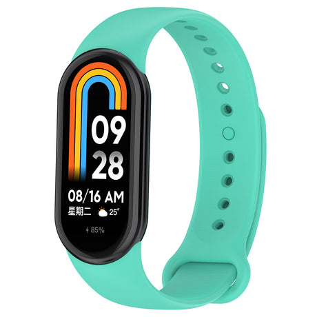 Curea smartwatch Techsuit Watchband (W014) compatibil cu Xiaomi Mi Band 8 / 8 NFC / 9 / 9 NFC / 10, Teal Green