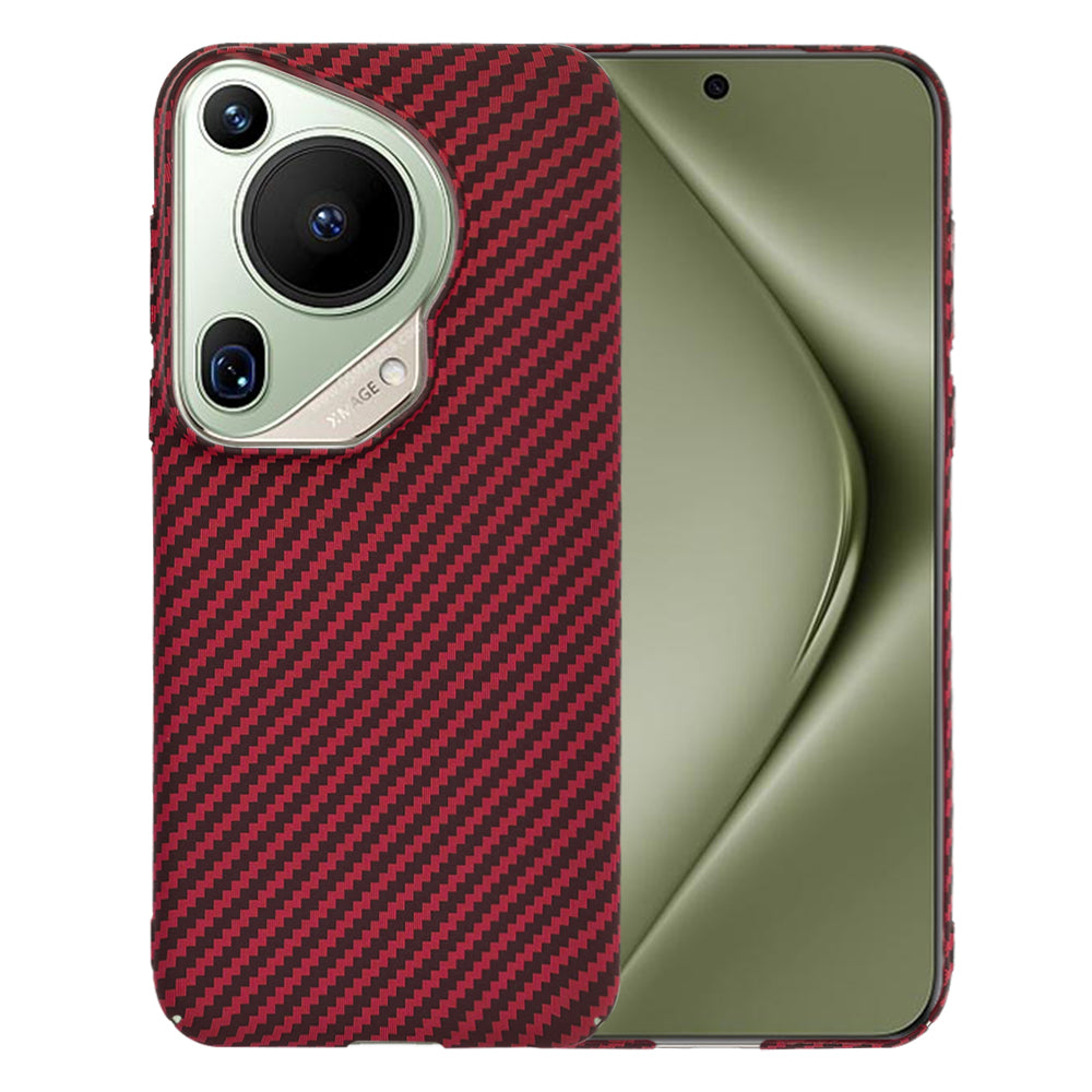 Husa de protectie Techsuit Carbonite FiberShell compatibil cu Huawei Pura 70 Ultra, Rosu