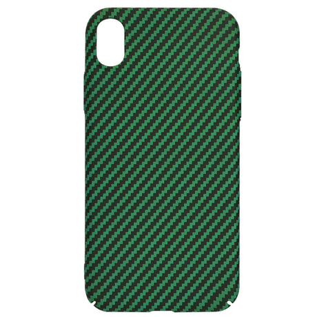 Husa de protectie Techsuit Carbonite FiberShell compatibil cu iPhone XR, Verde