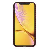 Husa de protectie Techsuit Carbonite FiberShell compatibil cu iPhone XR, Rosu