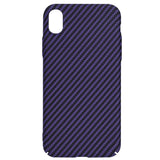 Husa de protectie Techsuit Carbonite FiberShell compatibil cu iPhone XR, Mov