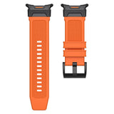 Curea smartwatch Techsuit Watchband (W068) compatibil cu Samsung Galaxy Watch Ultra 47mm / Watch Ultra 2, Portocaliu / Black