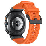 Curea smartwatch Techsuit Watchband (W068) compatibil cu Samsung Galaxy Watch Ultra 47mm / Watch Ultra 2, Portocaliu / Black