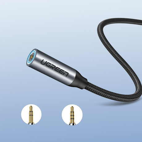 Adaptor Ugreen USB-C la Jack 3,5 mm AV142, gri