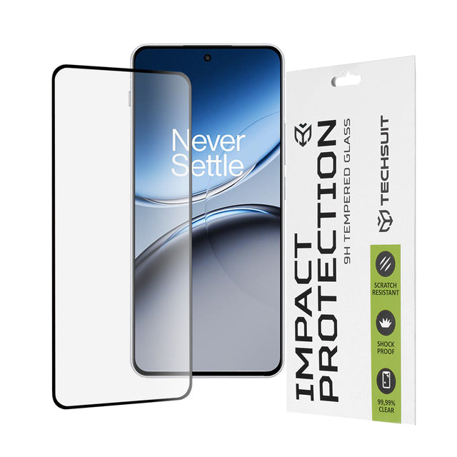Folie sticlă Techsuit pentru OnePlus Nord 4, neagră