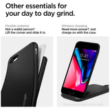Husa de protectie Spigen Liquid Air (042CS20511) compatibil cu iPhone 7 / iPhone 8 / iPhone SE 2, SE 2020 / iPhone SE 3, SE 2022, Negru