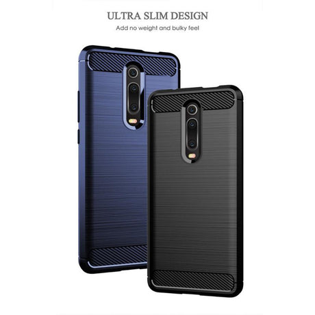 Husa de protectie Techsuit Carbon Silicone compatibil cu Xiaomi Mi 9T / Mi 9T Pro / Redmi K20 / Redmi K20 Pro, Negru