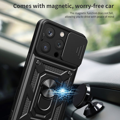 Husa de protectie Techsuit CamShield Series compatibil cu iPhone 16 Pro, Verde