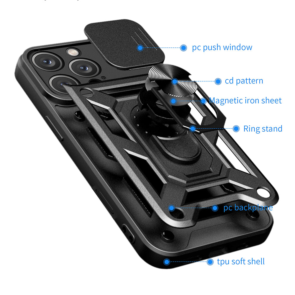 Husa de protectie Techsuit CamShield Series compatibil cu iPhone 16 Pro Max, Verde