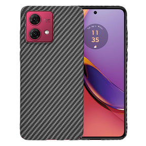 Husa de protectie Techsuit Carbonite FiberShell compatibil cu Motorola Moto G84, Negru