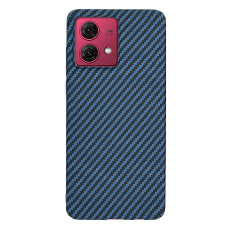 Husa de protectie Techsuit Carbonite FiberShell compatibil cu Motorola Moto G84, Cyan