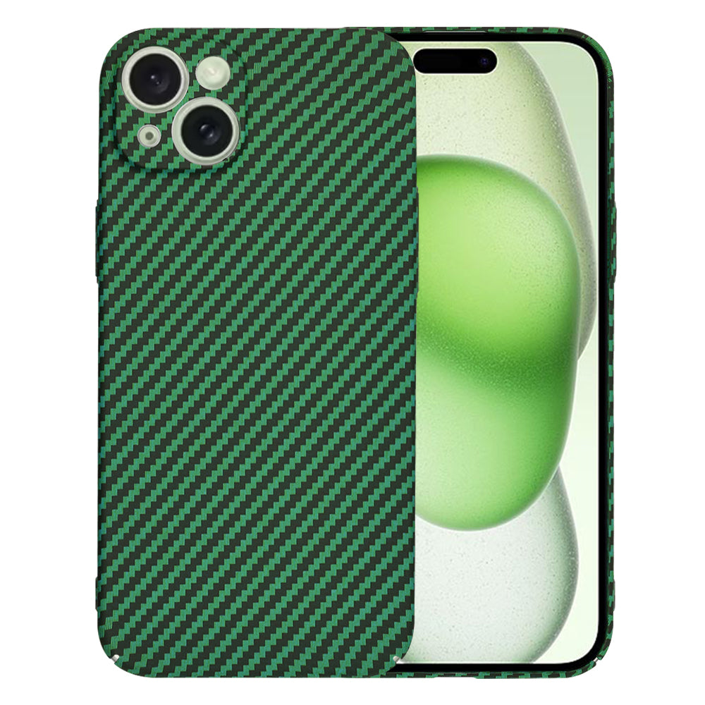Husa de protectie Techsuit Carbonite FiberShell compatibil cu iPhone 15 Plus, Verde