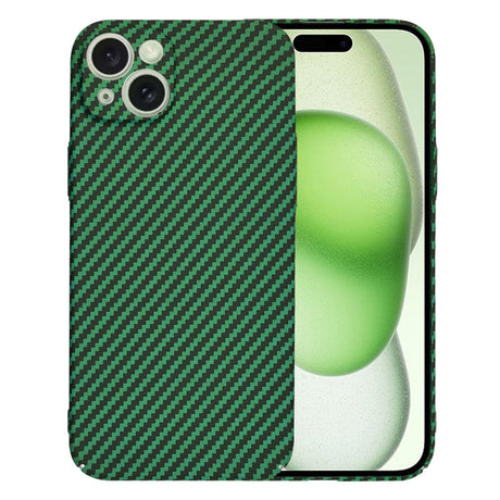 Husa de protectie Techsuit Carbonite FiberShell compatibil cu iPhone 15 Plus, Verde