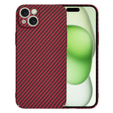 Husa de protectie Techsuit Carbonite FiberShell compatibil cu iPhone 15 Plus, Rosu