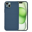 Husa de protectie Techsuit Carbonite FiberShell compatibil cu iPhone 15 Plus, Cyan