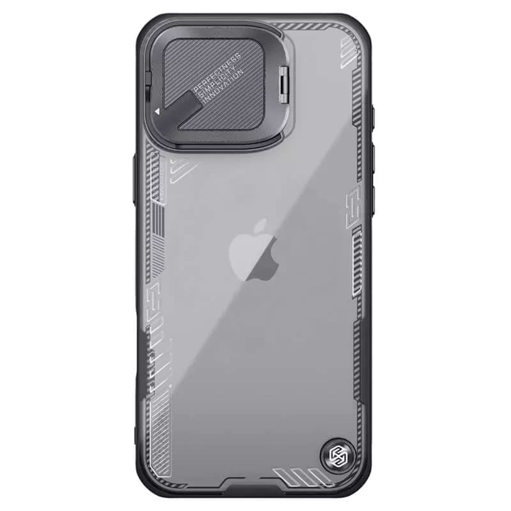 Husa de protectie Nillkin Iceblade Prop (without Camera Cutout) compatibil cu iPhone 16 Pro, Negru