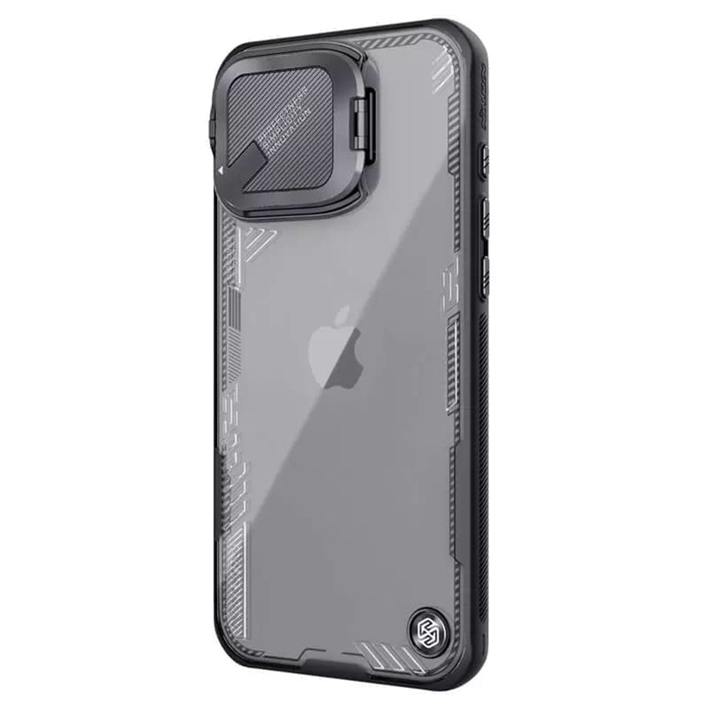 Husa de protectie Nillkin Iceblade Prop (without Camera Cutout) compatibil cu iPhone 16 Pro, Negru