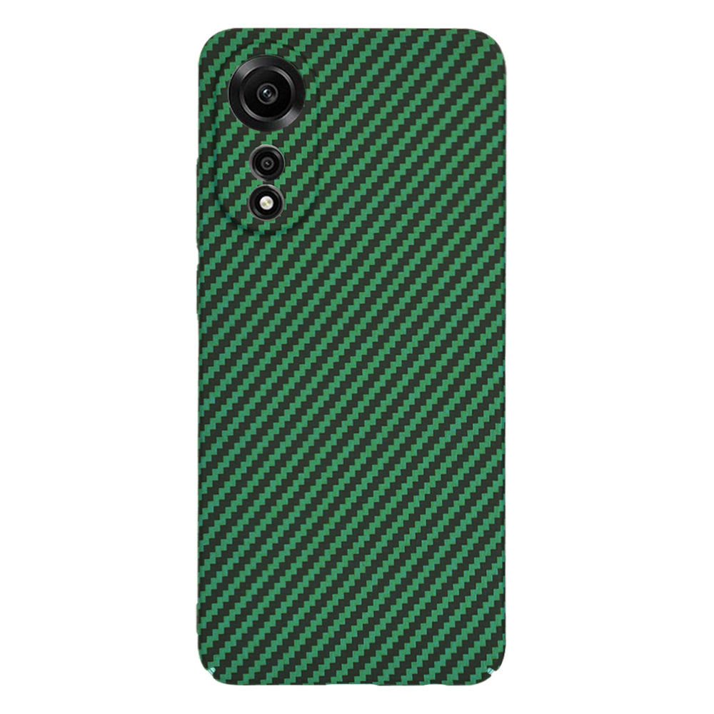 Husa de protectie Techsuit Carbonite FiberShell compatibil cu Oppo A78 4G, Verde