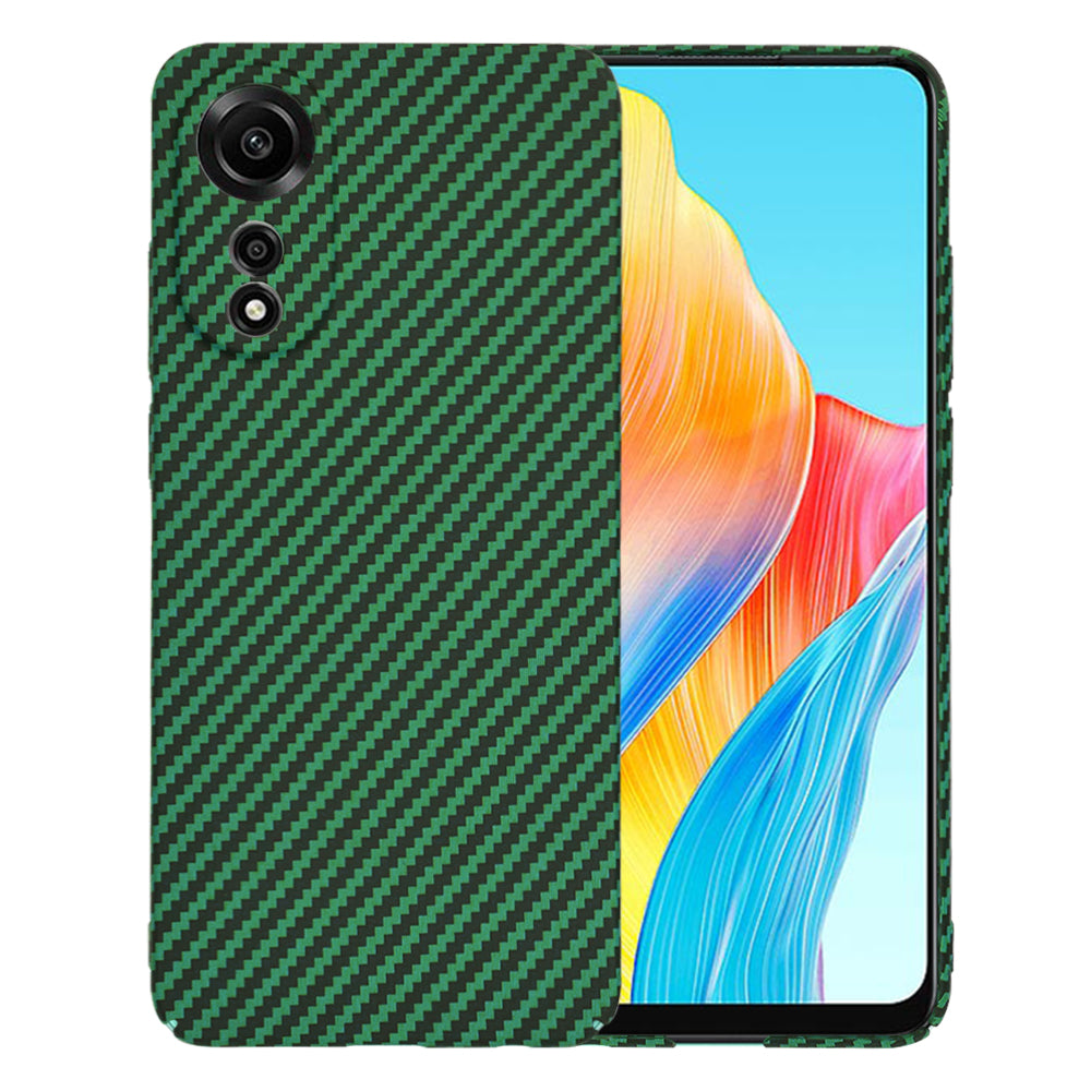 Husa de protectie Techsuit Carbonite FiberShell compatibil cu Oppo A78 4G, Verde
