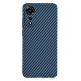 Husa de protectie Techsuit Carbonite FiberShell compatibil cu Oppo A78 4G, Cyan