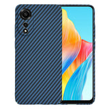 Husa de protectie Techsuit Carbonite FiberShell compatibil cu Oppo A78 4G, Cyan