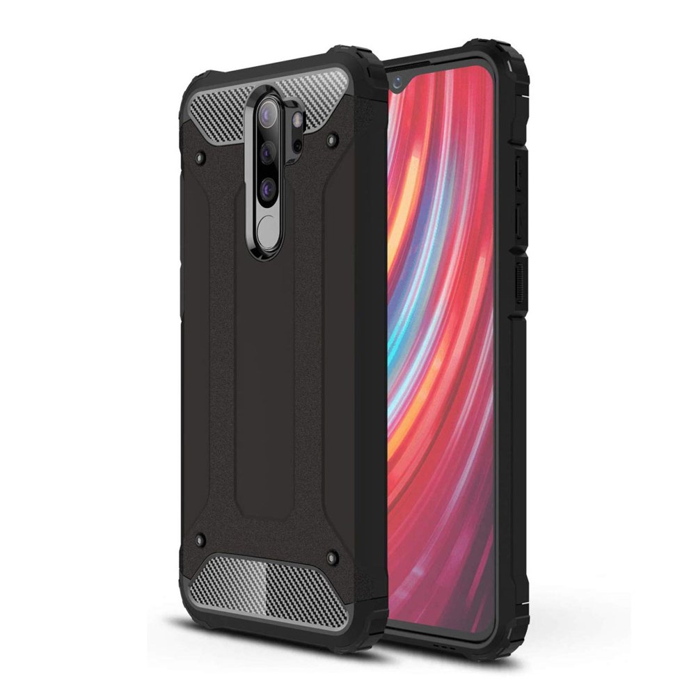 Husa de protectie Techsuit Hybrid Armor compatibil cu Xiaomi Redmi Note 8 Pro, Negru
