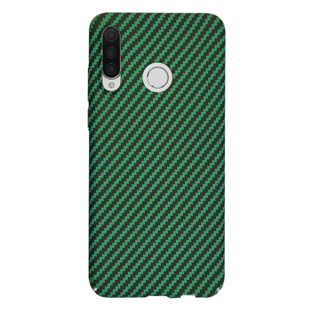 TechSuit Husa de protectie Techsuit Carbonite FiberShell compatibil cu Huawei P30 Lite / P30 Lite New Edition, Verde – i