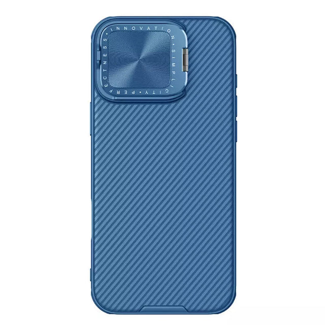 Husa de protectie Nillkin CamShield Prop compatibil cu iPhone 16 Pro Max, Albastru