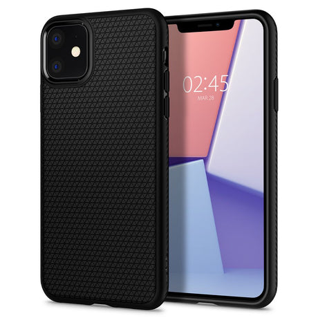 Husa de protectie Spigen Liquid Air (076CS27184) compatibil cu iPhone 11, Negru