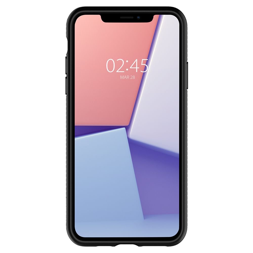 Husa de protectie Spigen Liquid Air (076CS27184) compatibil cu iPhone 11, Negru