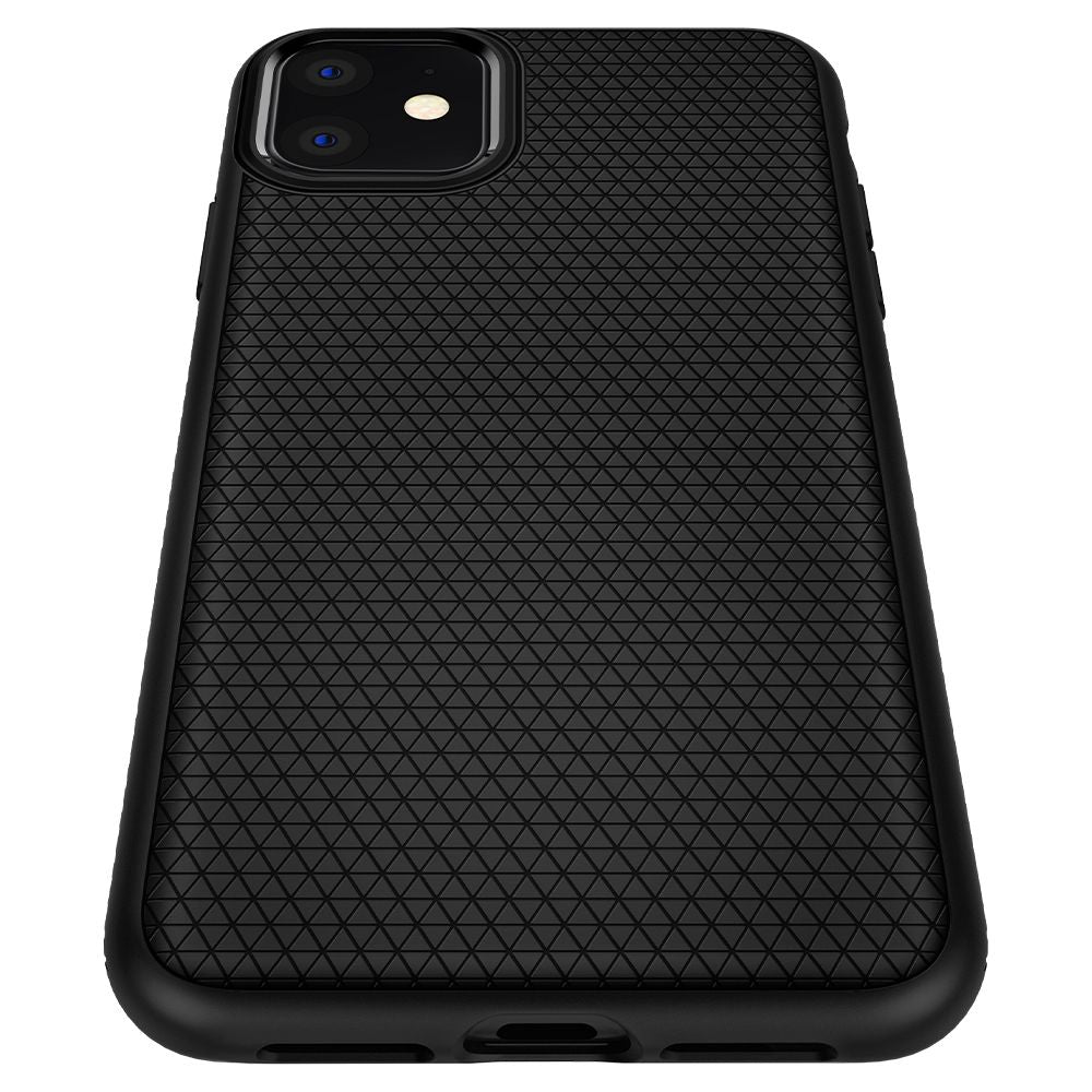 Husa de protectie Spigen Liquid Air (076CS27184) compatibil cu iPhone 11, Negru