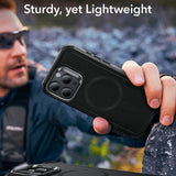 Husa de protectie ESR Cyber Armor Kickstand compatibil cu iPhone 16 Pro, Negru