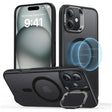 Husa de protectie ESR Classic Hybrid HaloLock Kickstand compatibil cu iPhone 16, Negru Mat