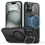 Husa de protectie ESR Classic Hybrid HaloLock Kickstand compatibil cu iPhone 16, Negru Mat