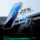 Husa de protectie ESR Classic Hybrid HaloLock Kickstand compatibil cu iPhone 16, Transparent Black